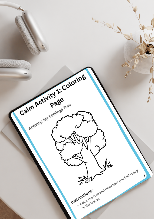 Calm & Busy Kids Activity Pack(Printable PDF)