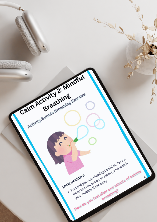 Calm & Busy Kids Activity Pack(Printable PDF)