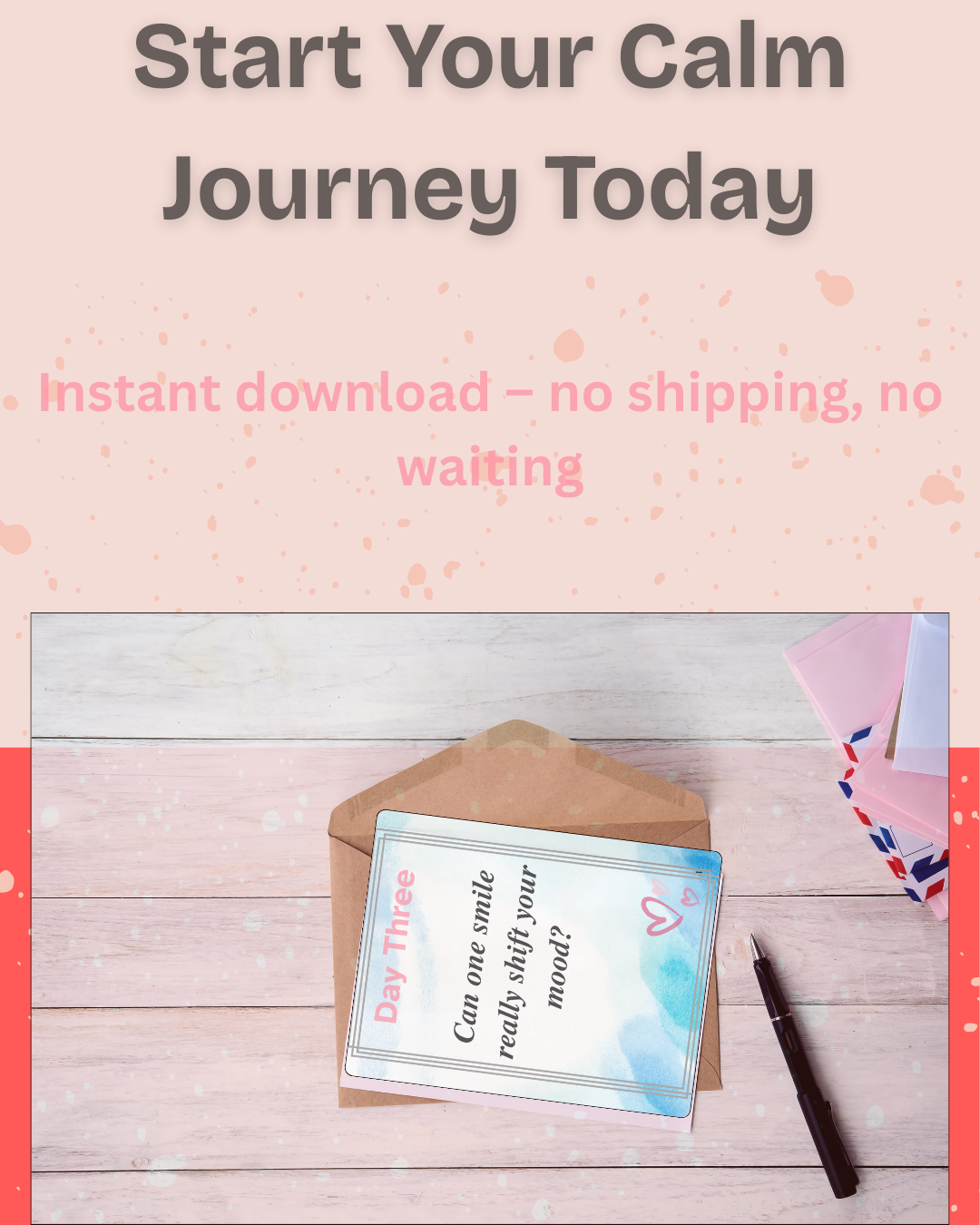 30 Days to Calm, Confidence & Joy – One Card at a Time(Printable PDF)