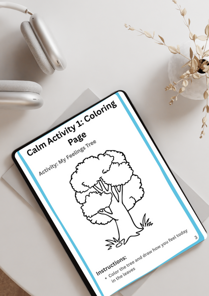Calm & Busy Kids Activity Pack(Printable PDF)