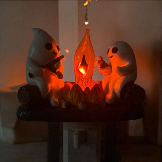 Ghosts Campfire Halloween Nightlight