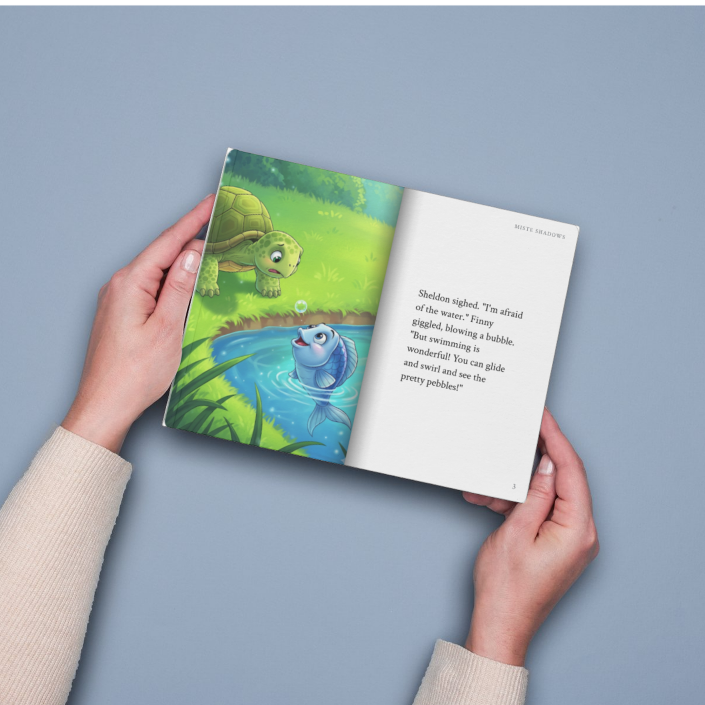 Sheldon's Big Splash- Animated & Printable Kids Storybook