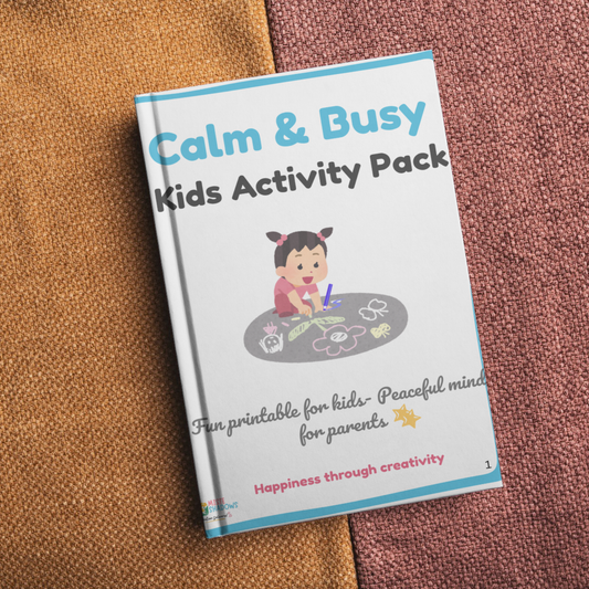 Calm & Busy Kids Activity Pack(Printable PDF)
