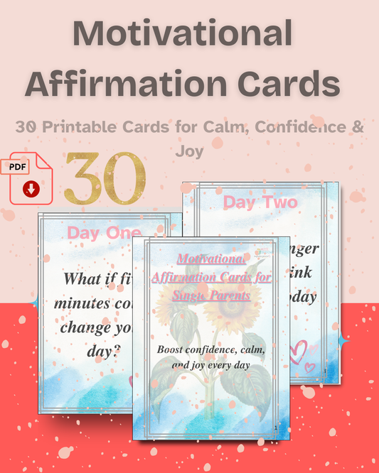 30 Days to Calm, Confidence & Joy – One Card at a Time(Printable PDF)